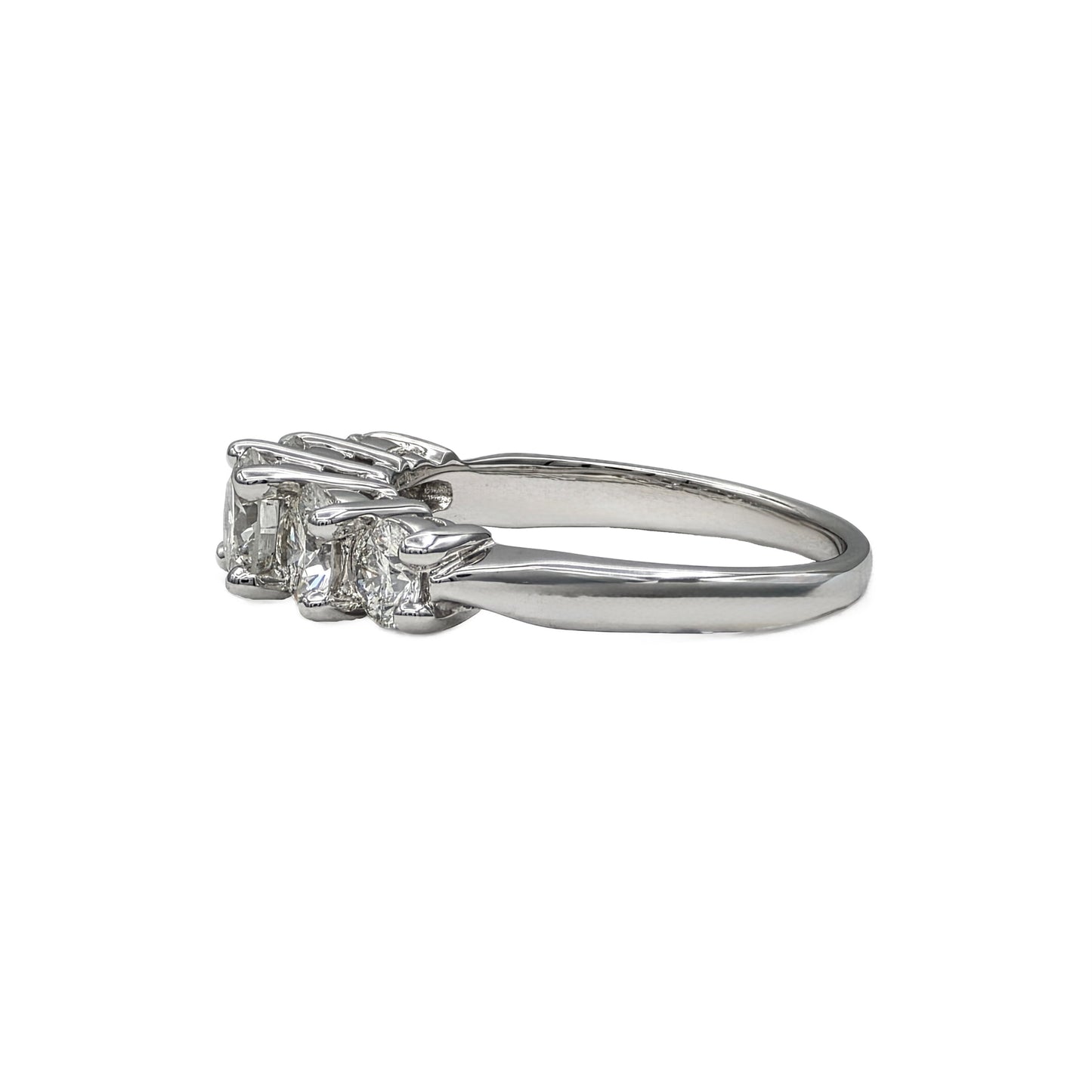 2.05 Carat Total Weight Diamond Ring in 18K white gold