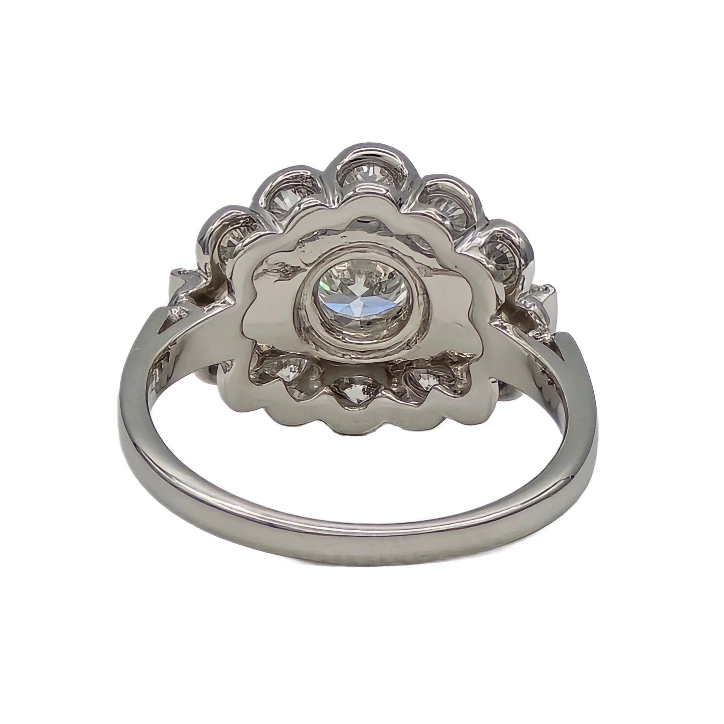 Whitehouse Brothers Diamond Ring in Platinum