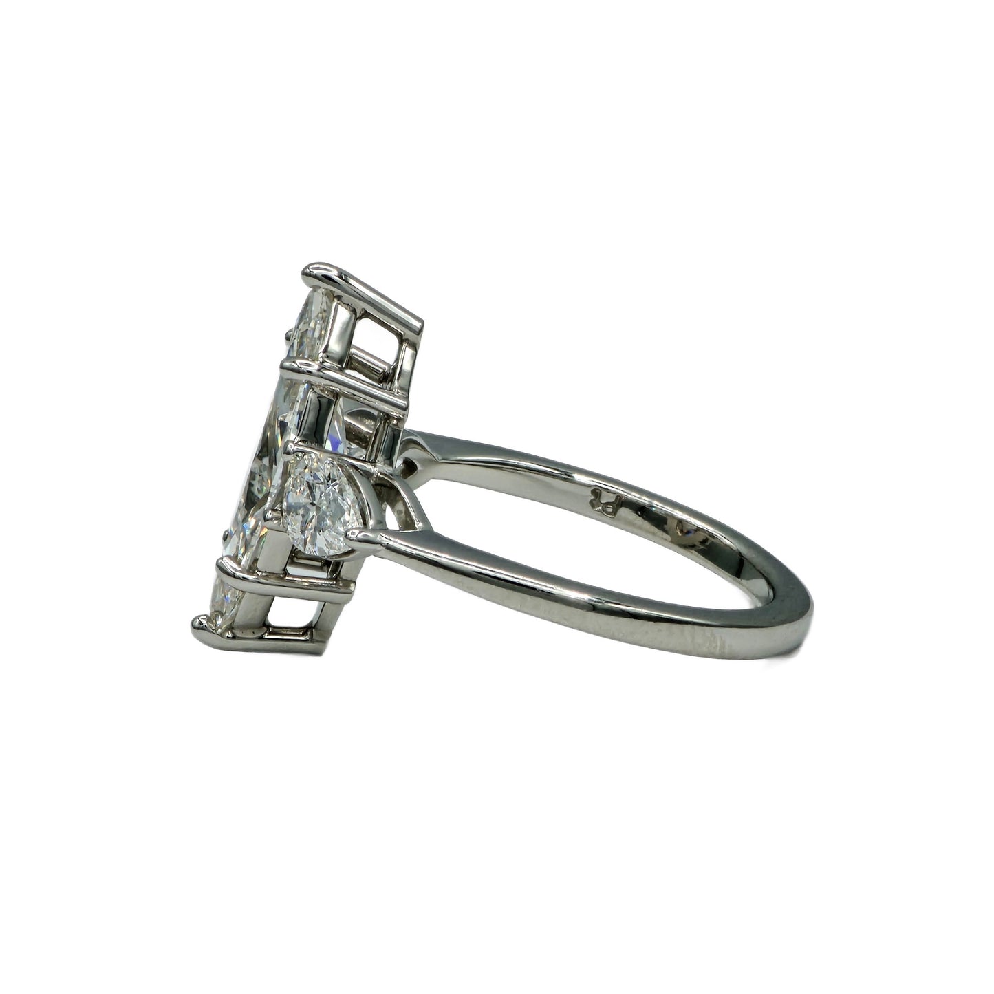 Platinum Marquise Diamond Ring