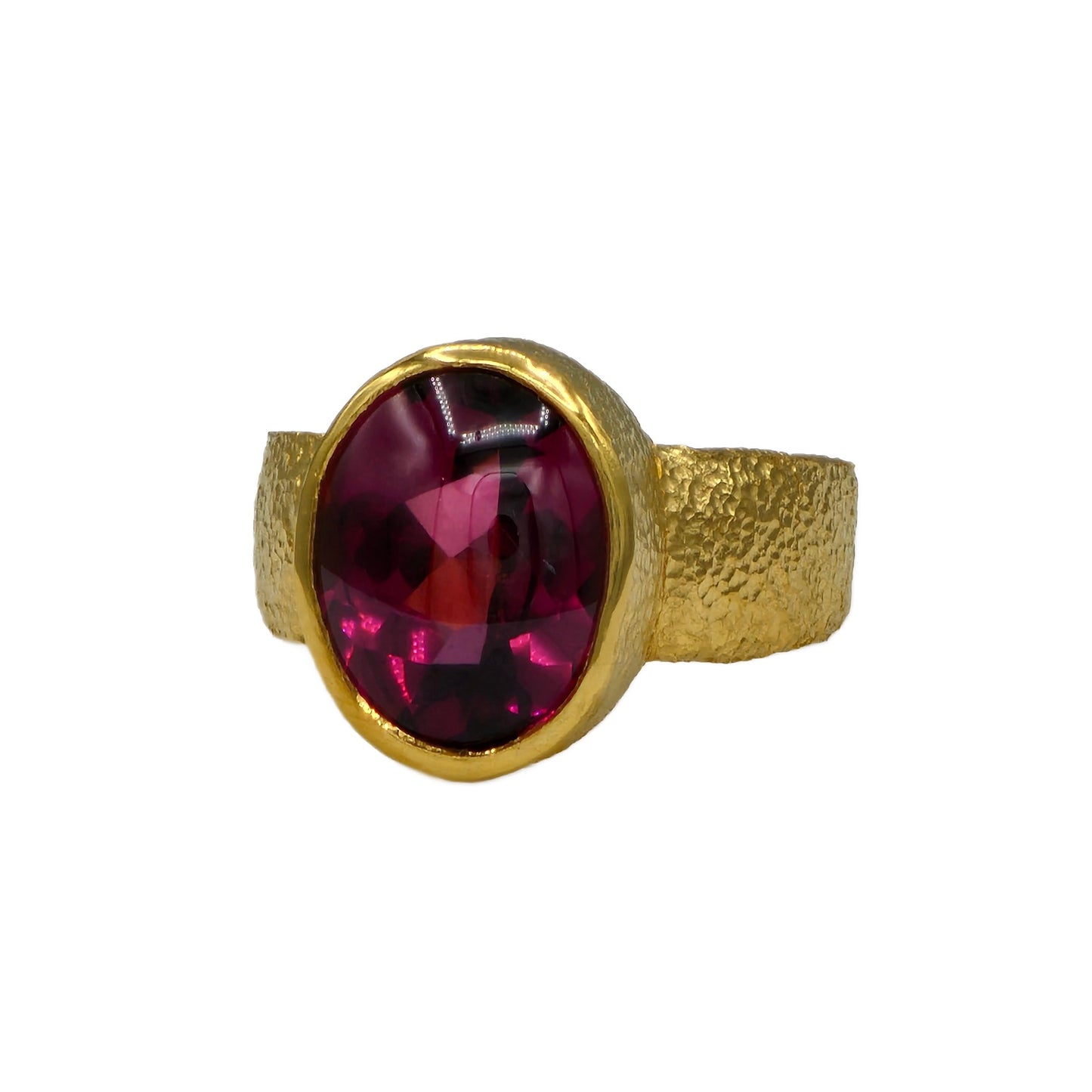 Garnet Cabochon Ring