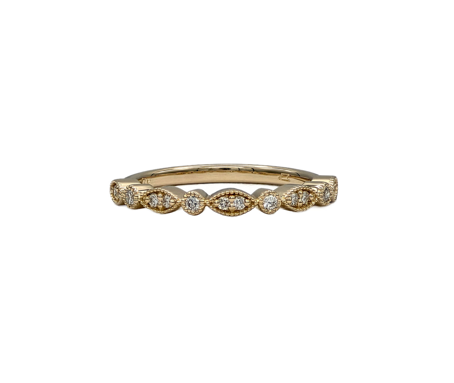 Diamond Wedding Band in 14K