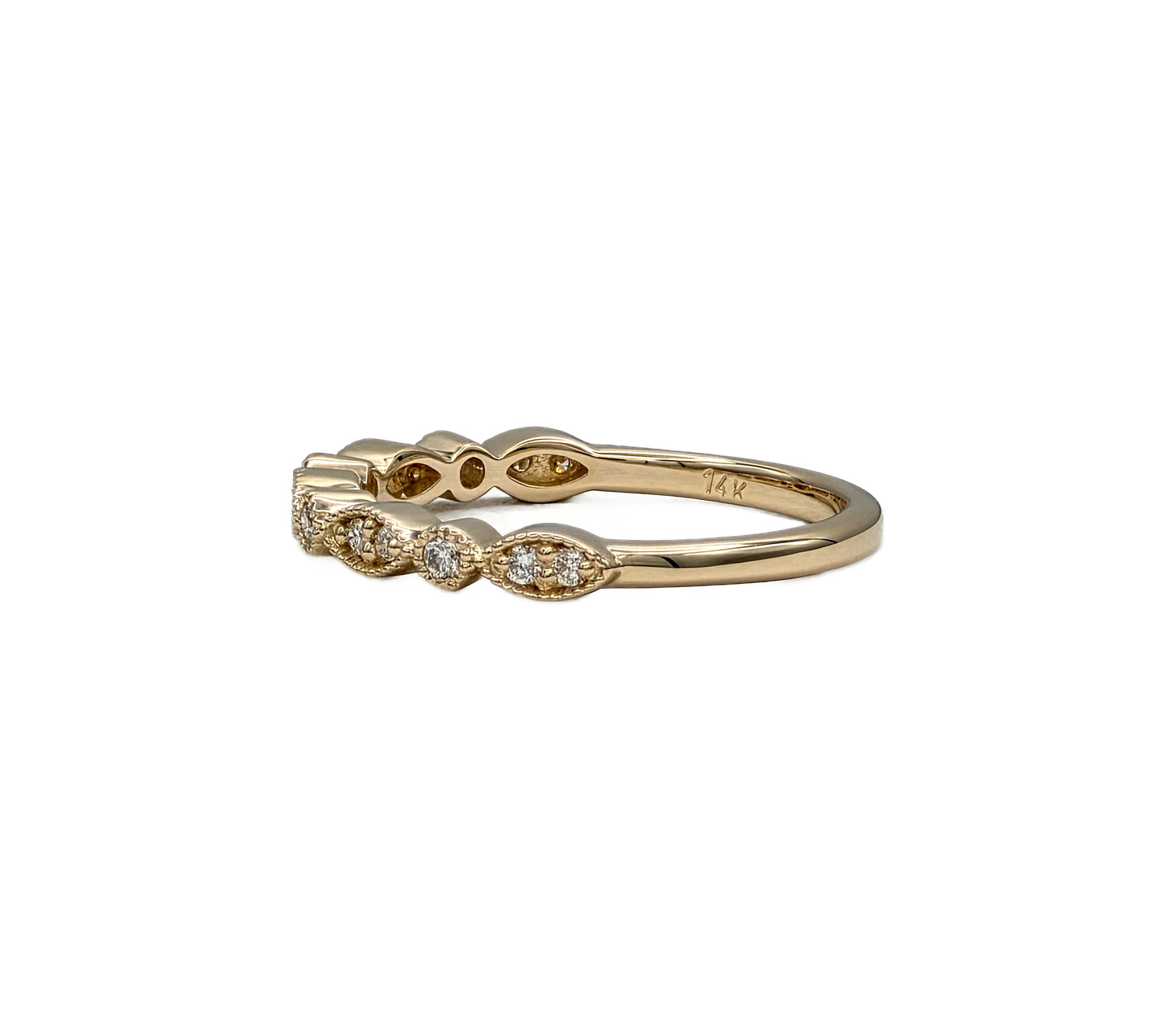 Diamond Wedding Band in 14K