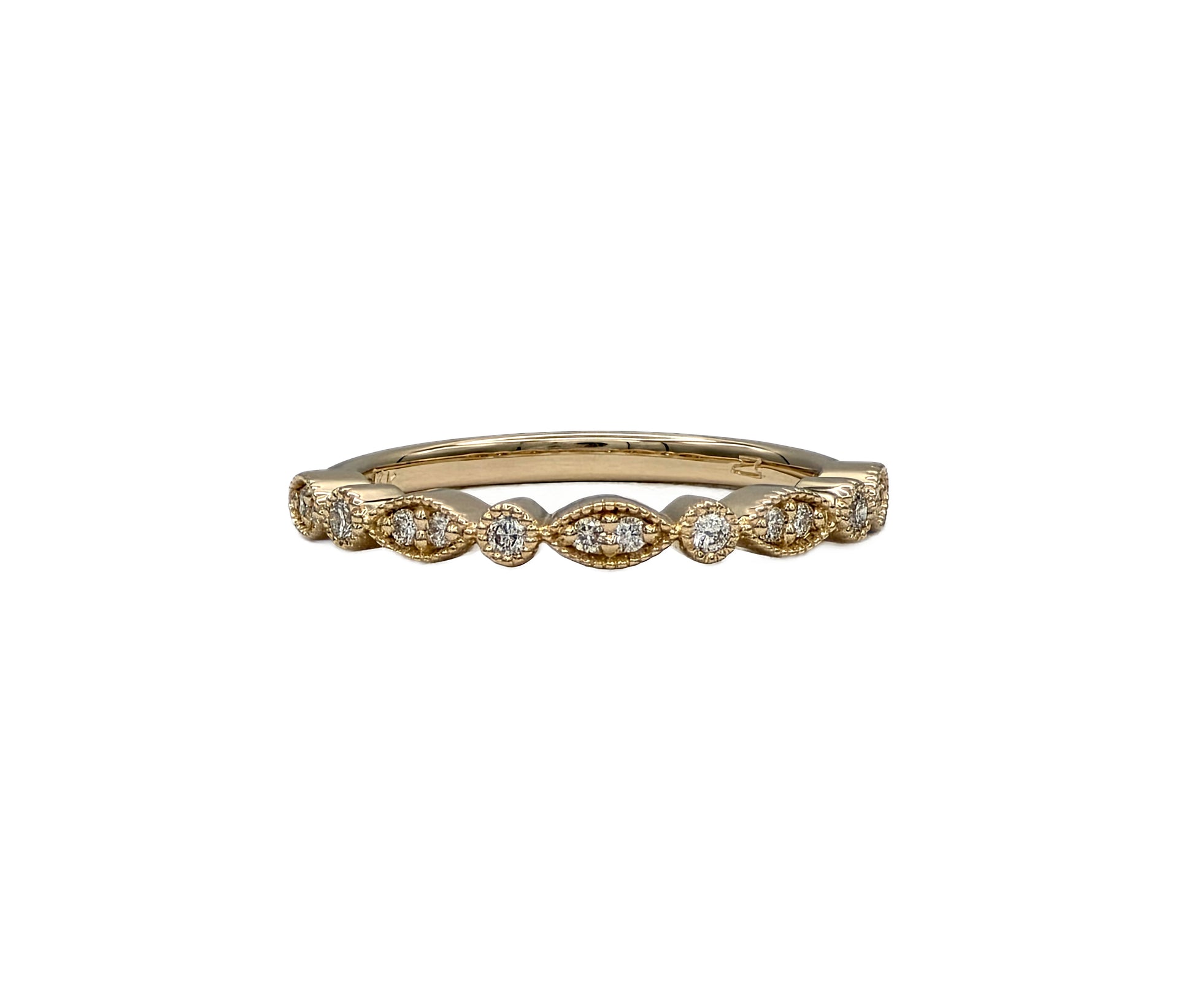 Diamond Wedding Band in 14K 