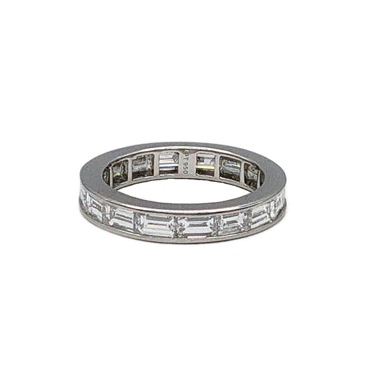 16=3.00 Carat Total Weight Baguette Channel Set Eternity Band in Platinum