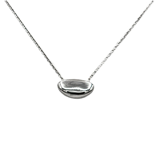 14K White Gold Contemporary Pendant