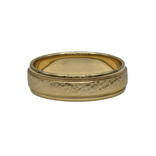 14K Yellow Gold Comfort Fit Wedding Band